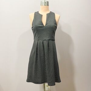 NWT Francesca’s Stripped black and white dress in size M